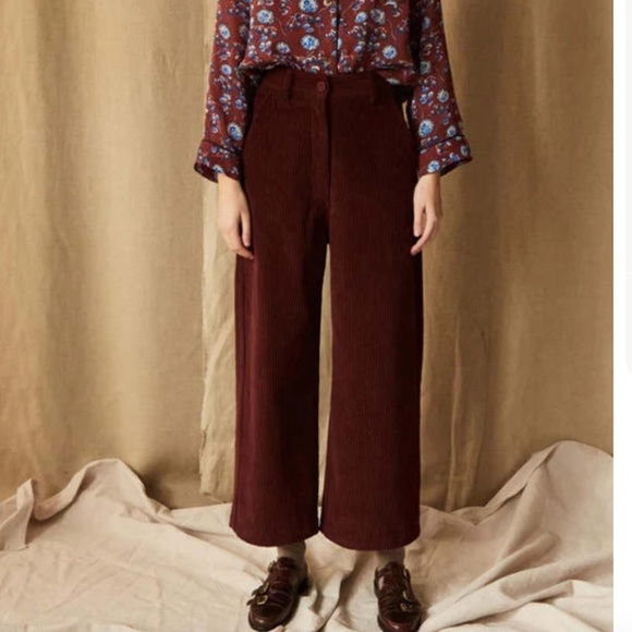 Caron Callahan Andes Corduroy Pants in Auburn (size 4) - Picture 3 of 6